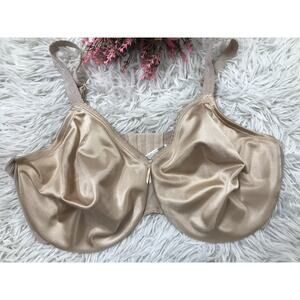 Wacoal 857109 Plus Sz simple shaping unpadded underwired minimizer bra Nude 42DD
